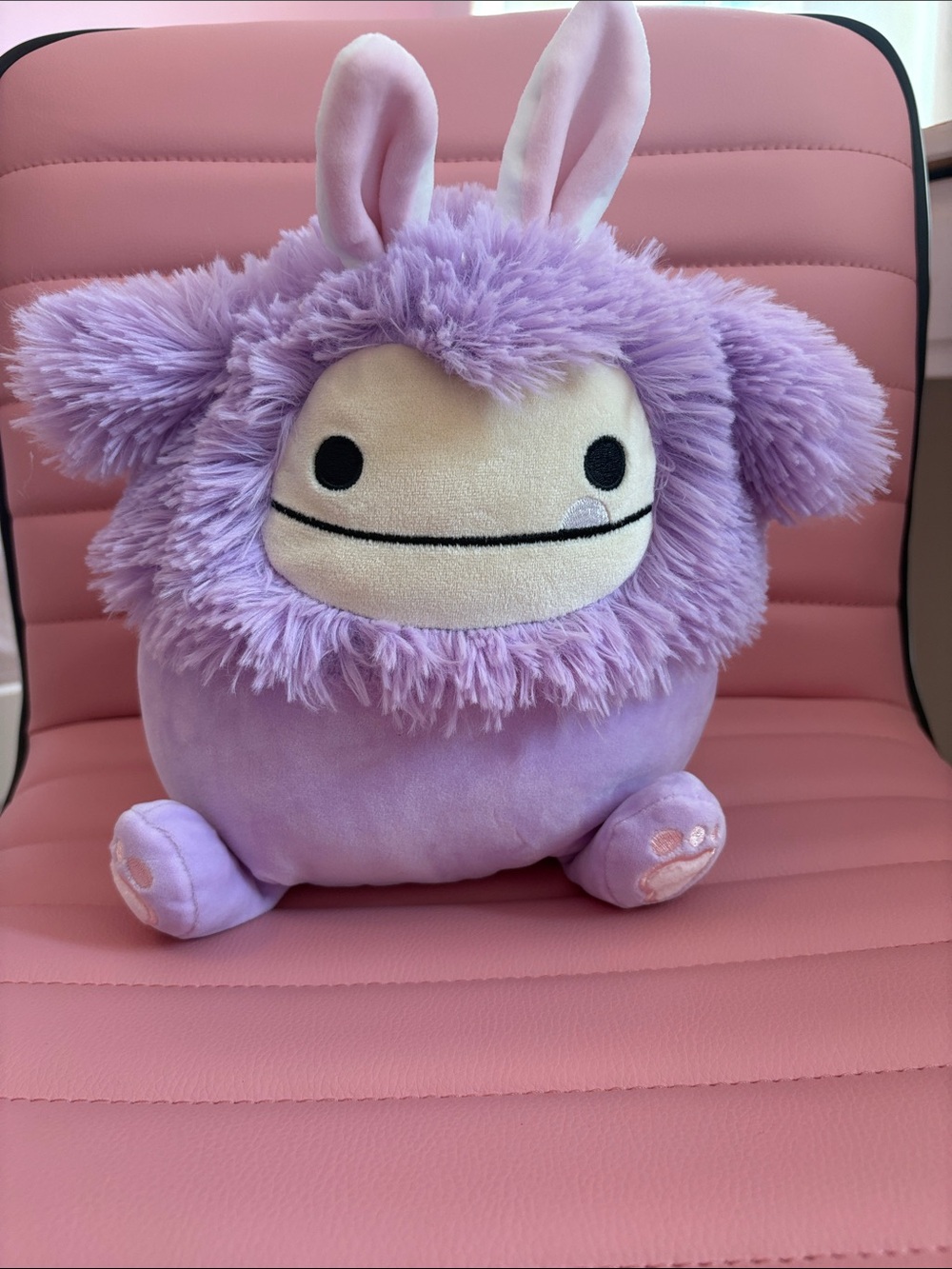 Purple Easter Bunny Bigfoot Squishmallow